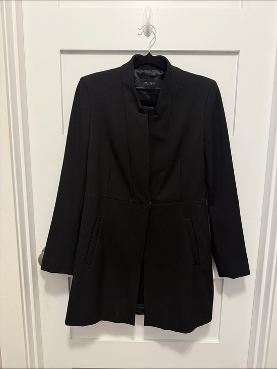 Zara Jackets & Blazers - Zara Black Long Women's Trench Coat